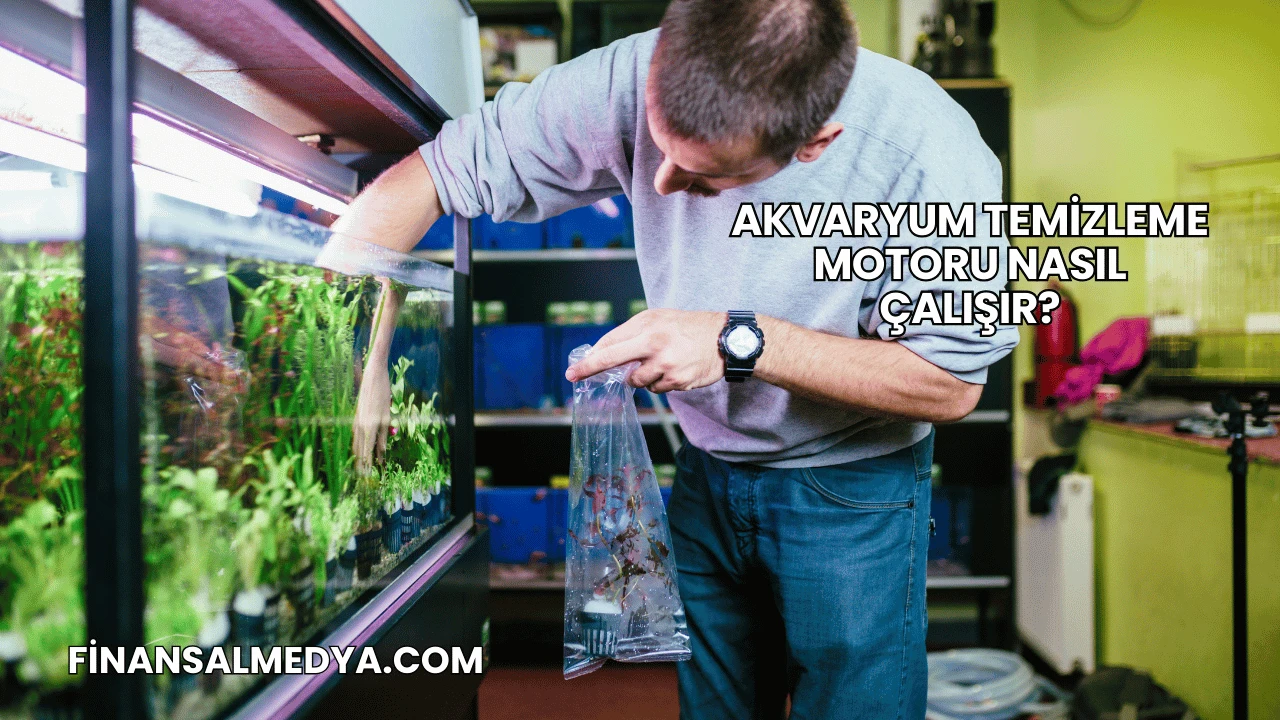 Akvaryum Temizleme Motoru Nasıl Çalışır?