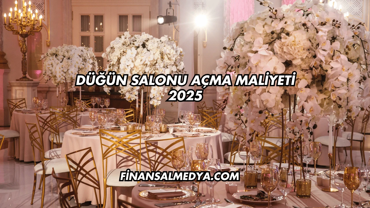 Düğün Salonu Açma Maliyeti 2025