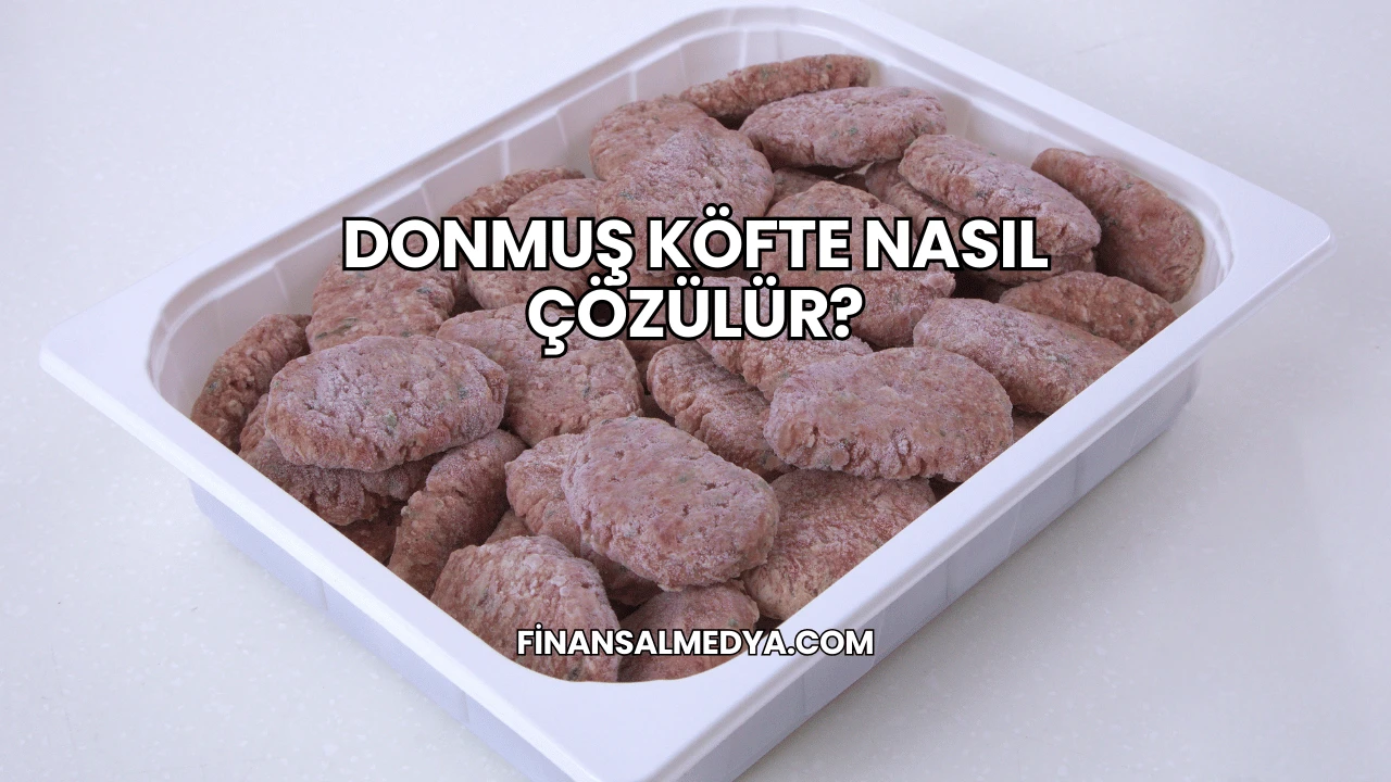 Donmuş Köfte Nasıl Çözülür?
