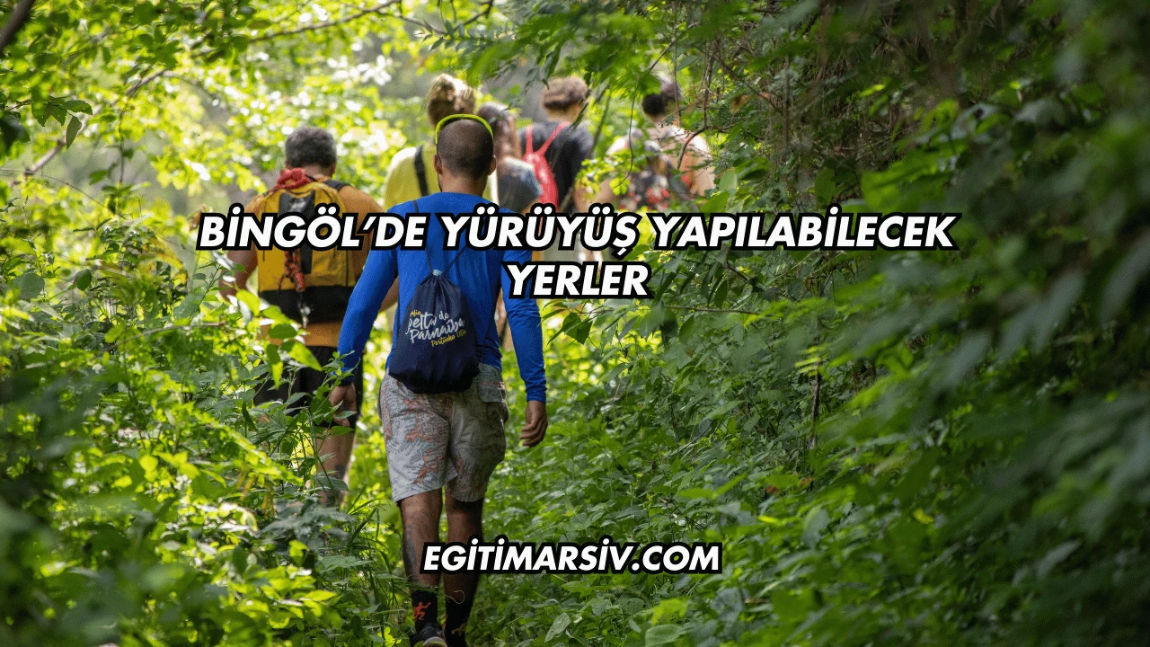 Bingöl’de Yürüyüş Yapılabilecek Yerler