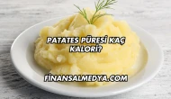Patates Püresi Kaç Kalori?