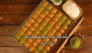 1 Dilim Baklava Kaç Kalori?
