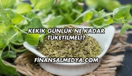 Kekik Günlük Ne Kadar Tüketilmeli?