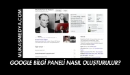 Google Bilgi Paneli Nasıl Oluşturulur?