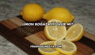 Limon Boğaza İyi Gelir mi?