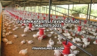 10 Bin Kapasiteli Tavuk Çiftliği Maliyeti 2025