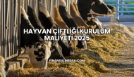 Hayvan Çiftliği Kurulum Maliyeti 2025