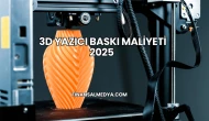 3D Yazıcı Baskı Maliyeti 2025