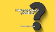 Kan Davası Nasıl Çözülür?