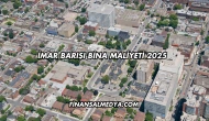 İmar Barışı Bina Maliyeti 2025