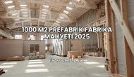 1000 m2 Prefabrik Fabrika Maliyeti 2025