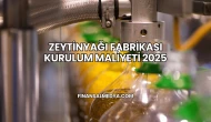 Zeytinyağı Fabrikası Kurulum Maliyeti 2025