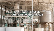 Anahtar Teslim Un Fabrikası Maliyeti 2025