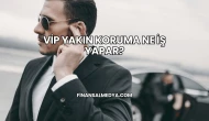 VİP Yakın Koruma Ne İş Yapar?