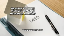Kiracının Ödemekle Yükümlü Olmadığı Masraflar Nelerdir?