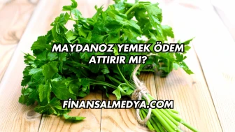 Maydanoz Yemek Ödem Attırır mı?
