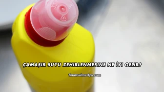 Çamaşır Suyu Zehirlenmesine Ne İyi Gelir?