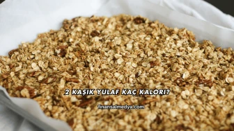2 Kaşık Yulaf Kaç Kalori?