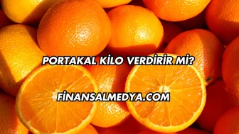 Portakal Kilo Verdirir mi?
