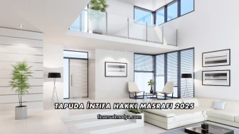 Tapuda İntifa Hakkı Masrafı 2025