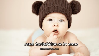 Bebek Öksürüğüne Ne İyi Gelir?