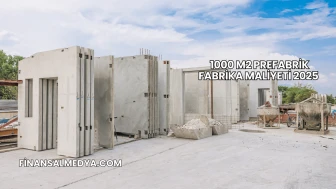 1000 m2 Prefabrik Fabrika Maliyeti 2025