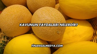 Kavunun Faydaları Nelerdir?