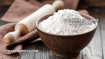 Un Fabrikası Kurma Maliyeti 2025