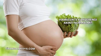 Hamilelikte Kahverengi Akıntı Normal mi?
