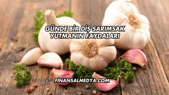 Günde Bir Diş Sarımsak Yutmanın Faydaları