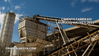 Çimento Fabrikası Kuruluş Maliyeti 2025