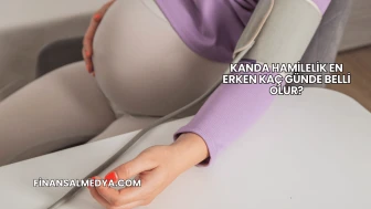 Kanda Hamilelik En Erken Kaç Günde Belli Olur?