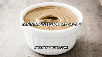 Tahinin Cinselliğe Faydaları