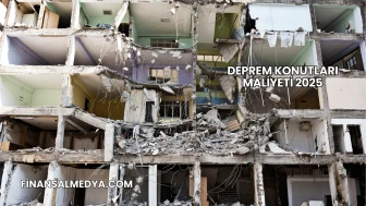 Deprem Konutları Maliyeti 2025
