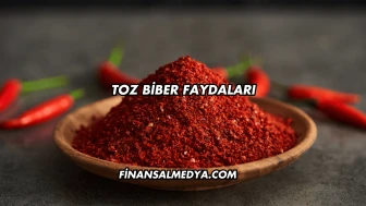 Toz Biber Faydaları