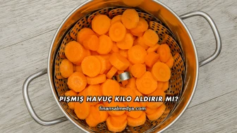 Pişmiş Havuç Kilo Aldırır mı?