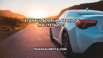 İstanbul Bodrum Arası Yol Maliyeti 2025