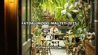 Faydalı Model Maliyeti 2025