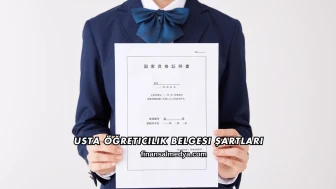Usta Öğreticilik Belgesi Şartları
