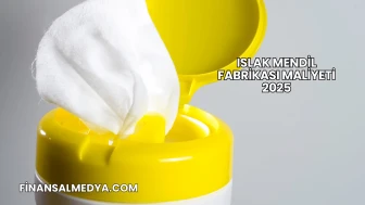 Islak Mendil Fabrikası Maliyeti 2025