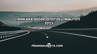 Ankara Niğde Otoyolu Maliyeti 2025