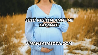 Sütü Kesilen Anne Ne Yapmalı?