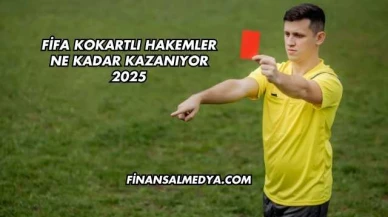 Fifa Kokartlı Hakemler Ne Kadar Kazanıyor 2025