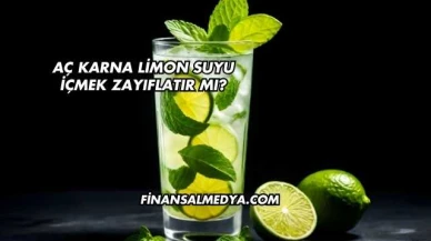 Aç Karna Limon Suyu İçmek Zayıflatır mı?