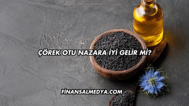 Çörek Otu Nazara İyi Gelir mi?