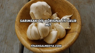 Sarımsak Diş Ağrısına İyi Gelir mi?