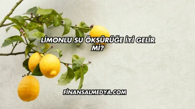 Limonlu Su Öksürüğe İyi Gelir mi?