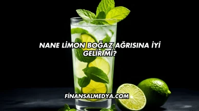 Nane Limon Boğaz Ağrısına İyi Gelir mi?