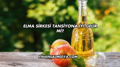 Elma Sirkesi Tansiyona İyi Gelir mi?