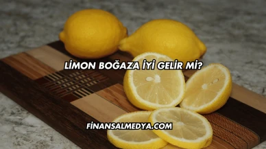 Limon Boğaza İyi Gelir mi?